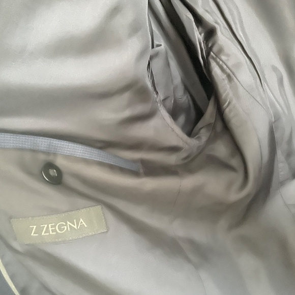 Ermenegildo Z Zegna Men’s Suit Blue Formal Wedding Event Business Casual Sz 52L - Picture 10 of 16